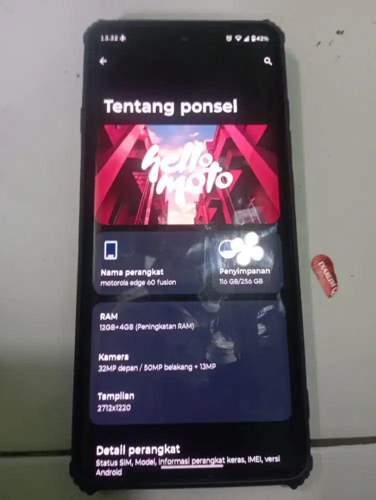 Motorola edge 60 fusion