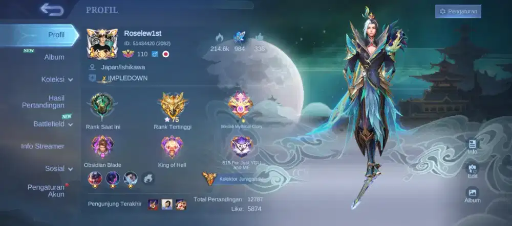 AKUN MOBILE LEGEND KOLJUR