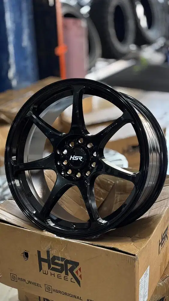 Velg HSR Sebunsuta Boroko R18 Black Diamond