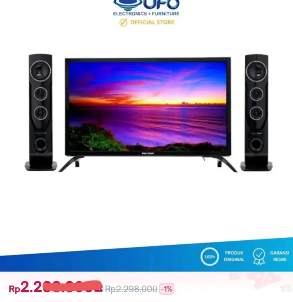 Tv digital polytron 32 in + speaker
