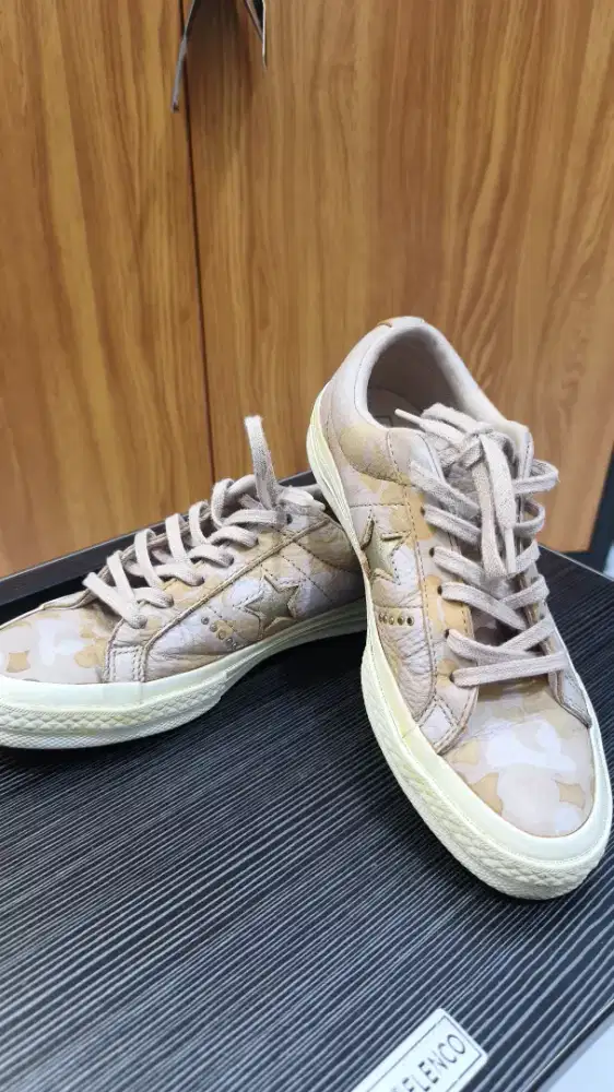 Sepatu Conver Onestar OX Low Pink Ivory Original Sizeb37