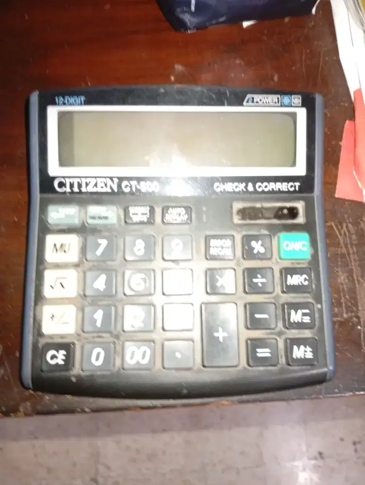 Kalkulator merek citizen tipe CT 500