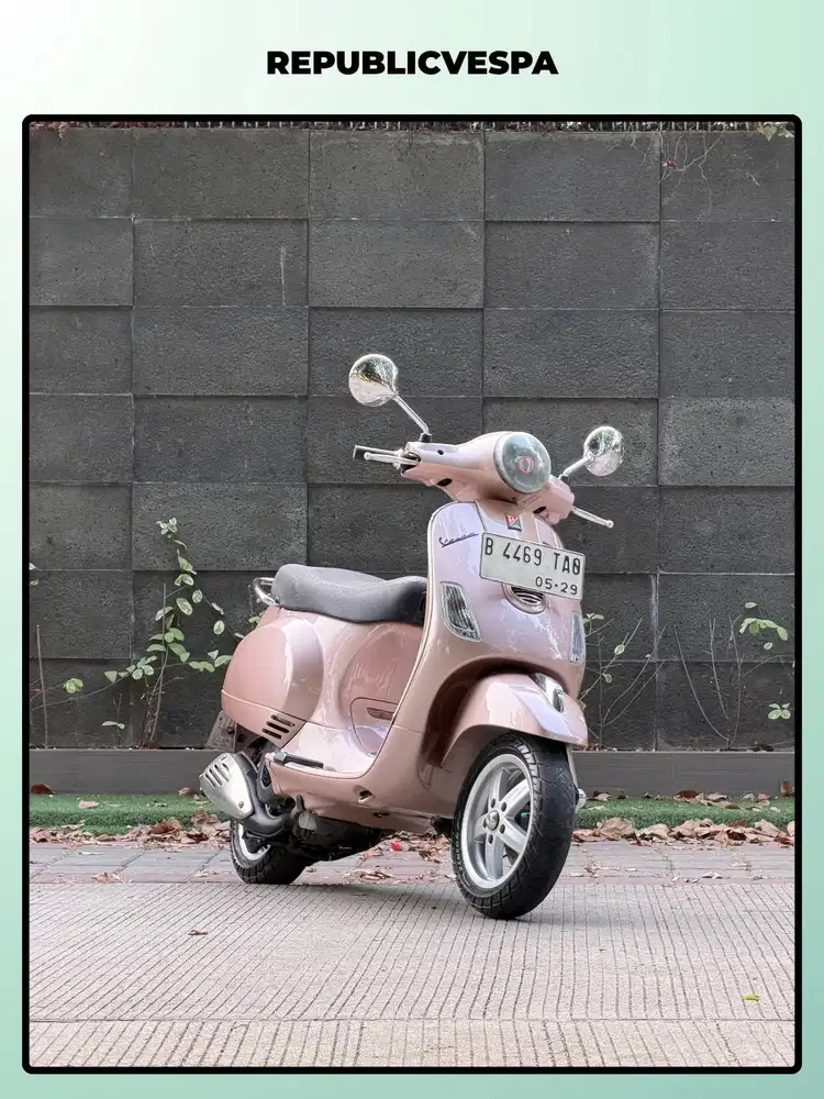 TERMURAH PIAGGIO VESPA LX 150 3V IE TH 2013 WARNA PINK ROSA RARE COLOR