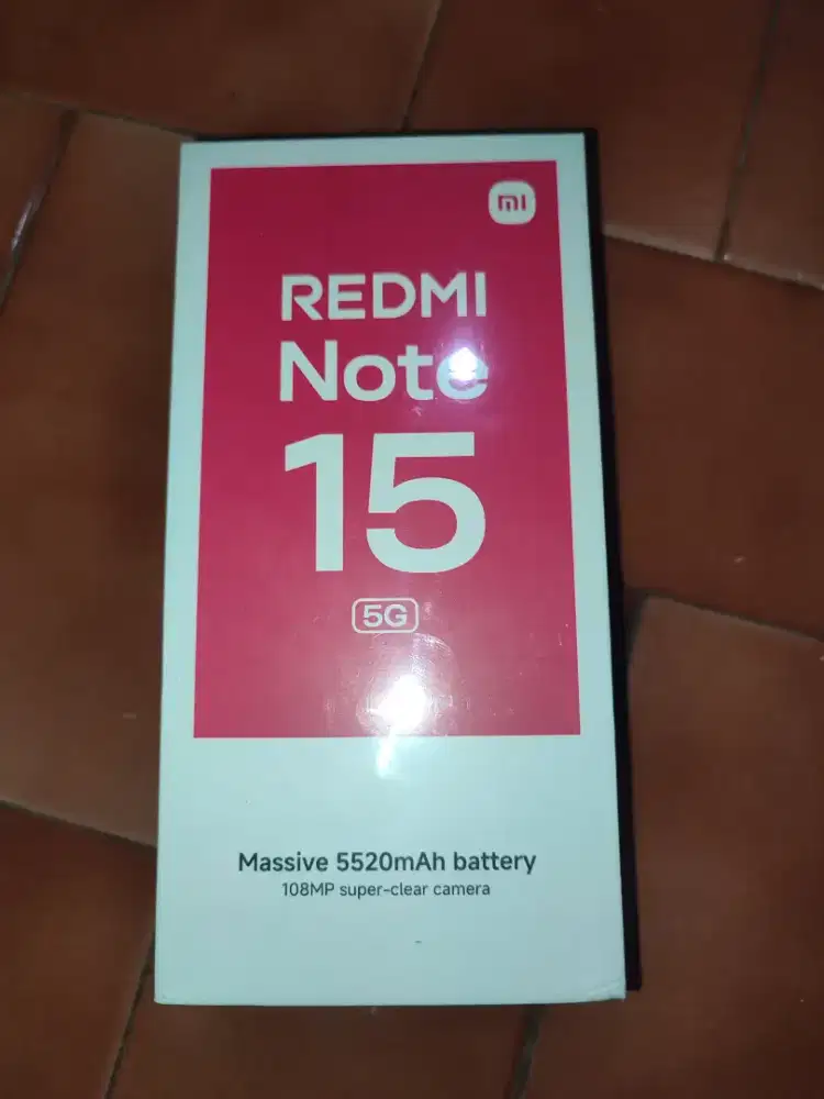 Redmi Note 15 5G 12/ 512 GB  New BNIB Warna Hitam