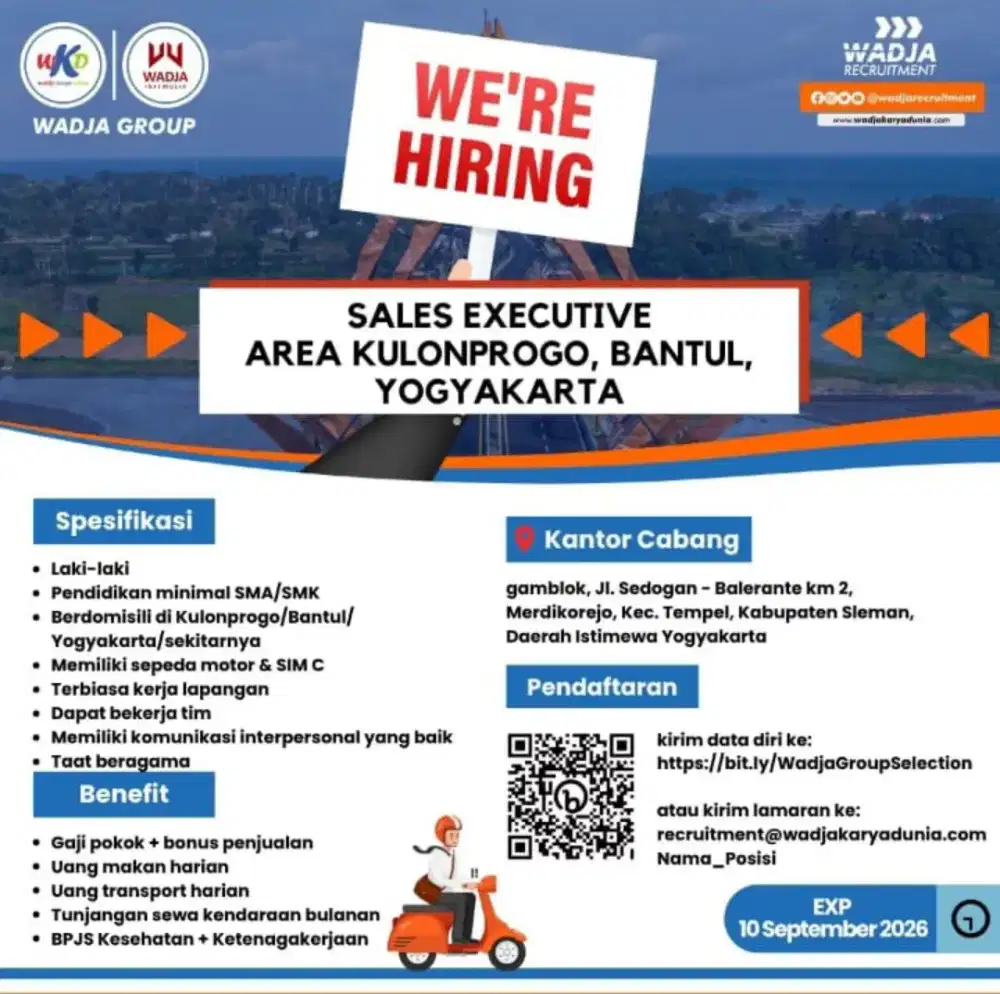 Sales bangunan..