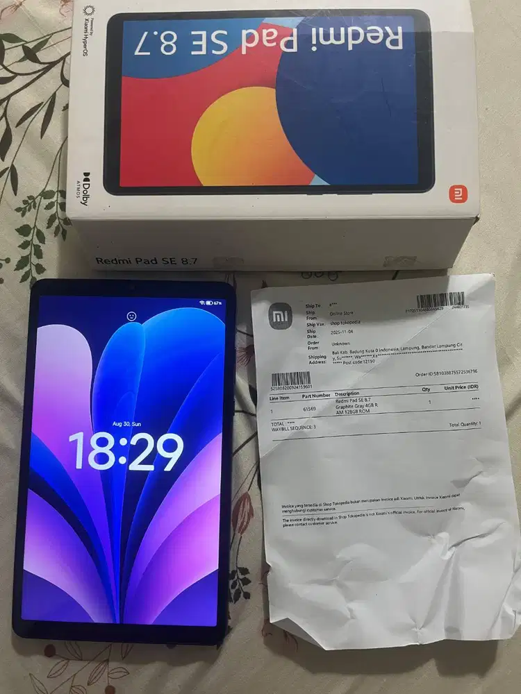 Second Tablet Redmi Pad SE 8.7 128GB