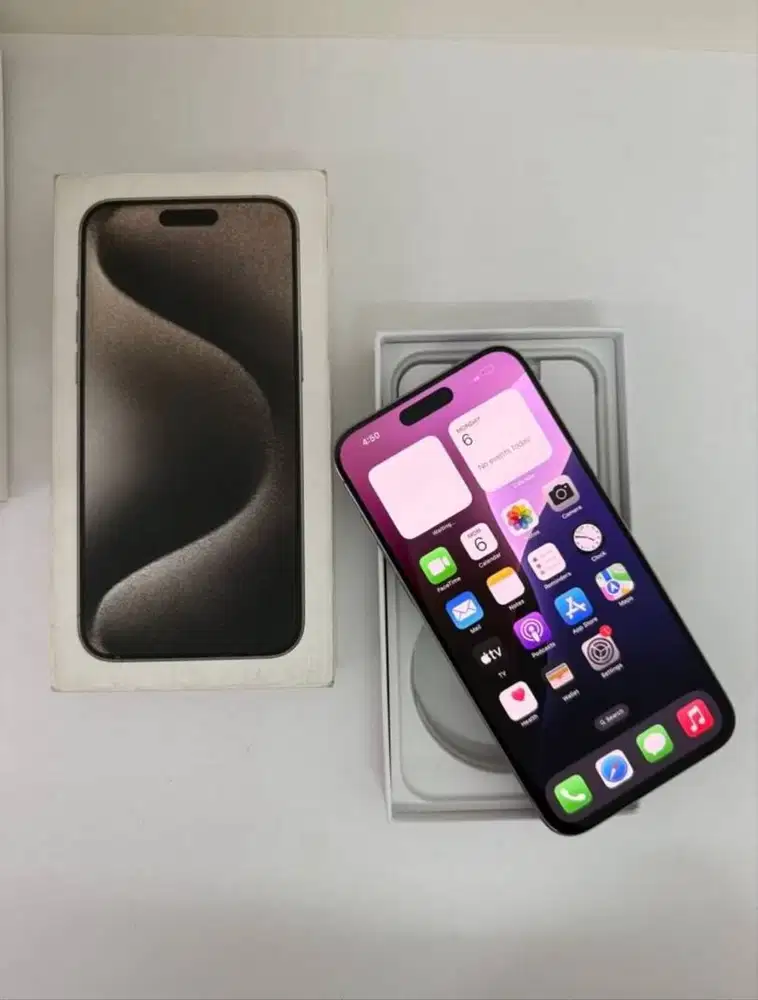 iPhone 15 Pro Max 256GB Dual SIM Fisik (ZA/A) Fullset IMEI Bea Cukai