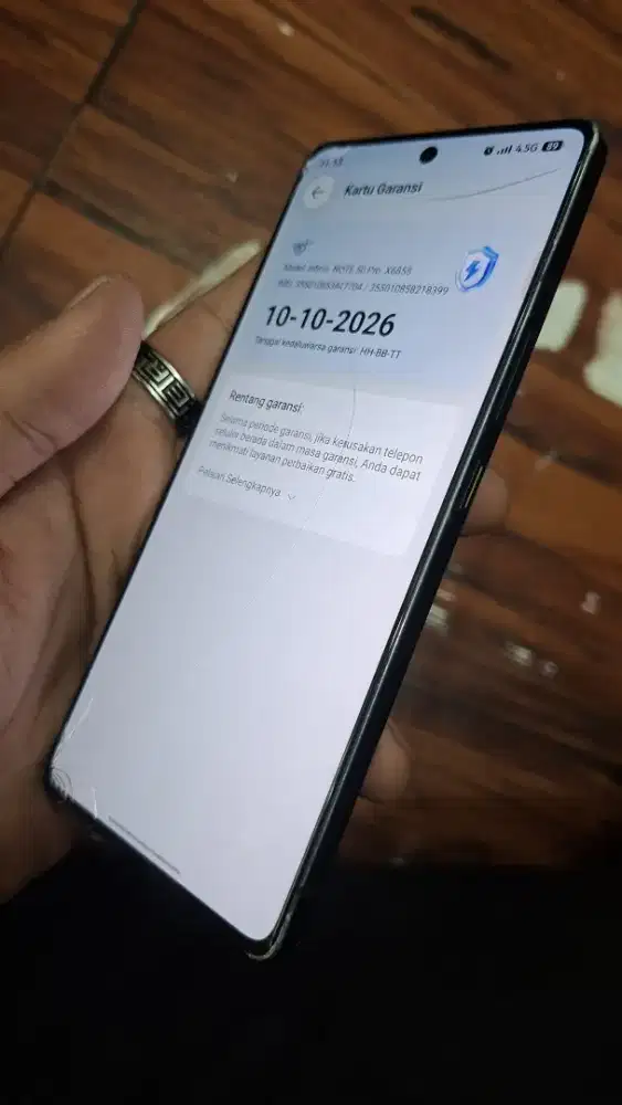 infinix note 50 pro ram8/256 TT/BT ok net aja minus baca dulu