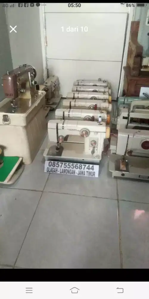 jual mesin jahit Janome lubang kancing