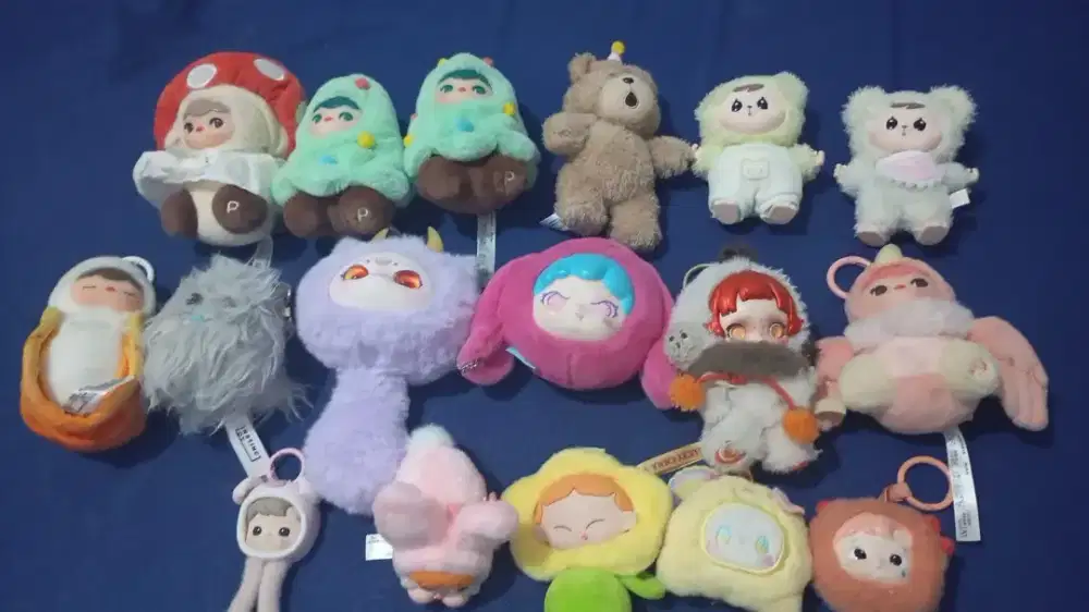 Pop mart gantungan kunci gemes