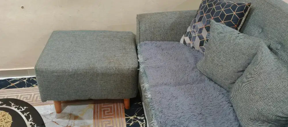Sofa tamu 3 seater+1 stool