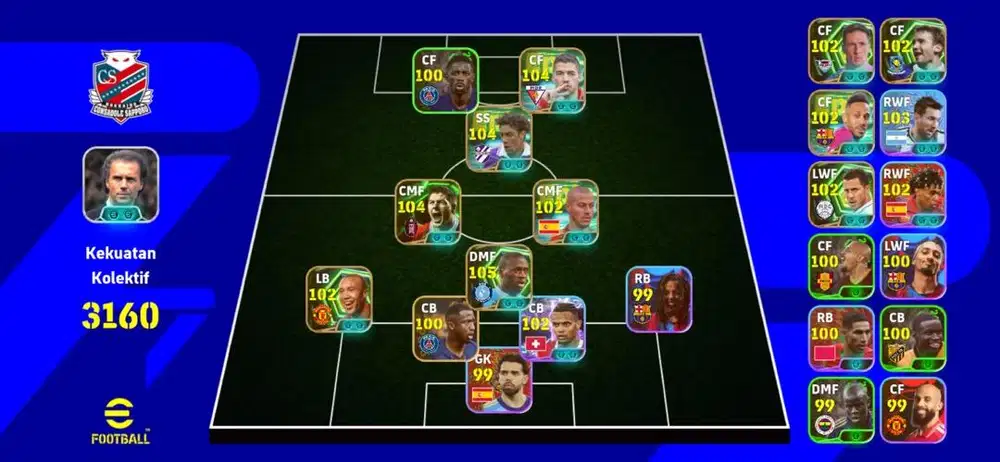 Jual akun Efootball