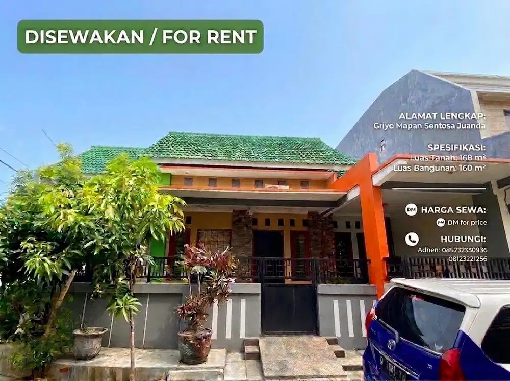 DISEWAKAN RUMAH RENOVASI – LOKASI SUPER STRATEGIS RUNGKUT JUANDA