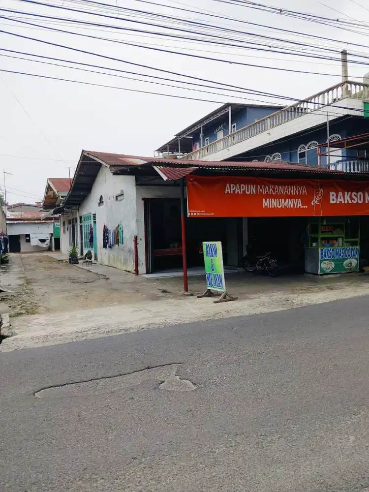Dijual tanah dan bangunan, cocok untuk tempat usaha dan tempat tinggal