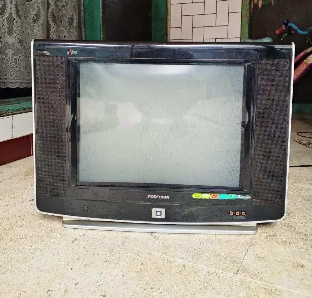 tv tabung Polytron XBR 21 in SLIM da ori