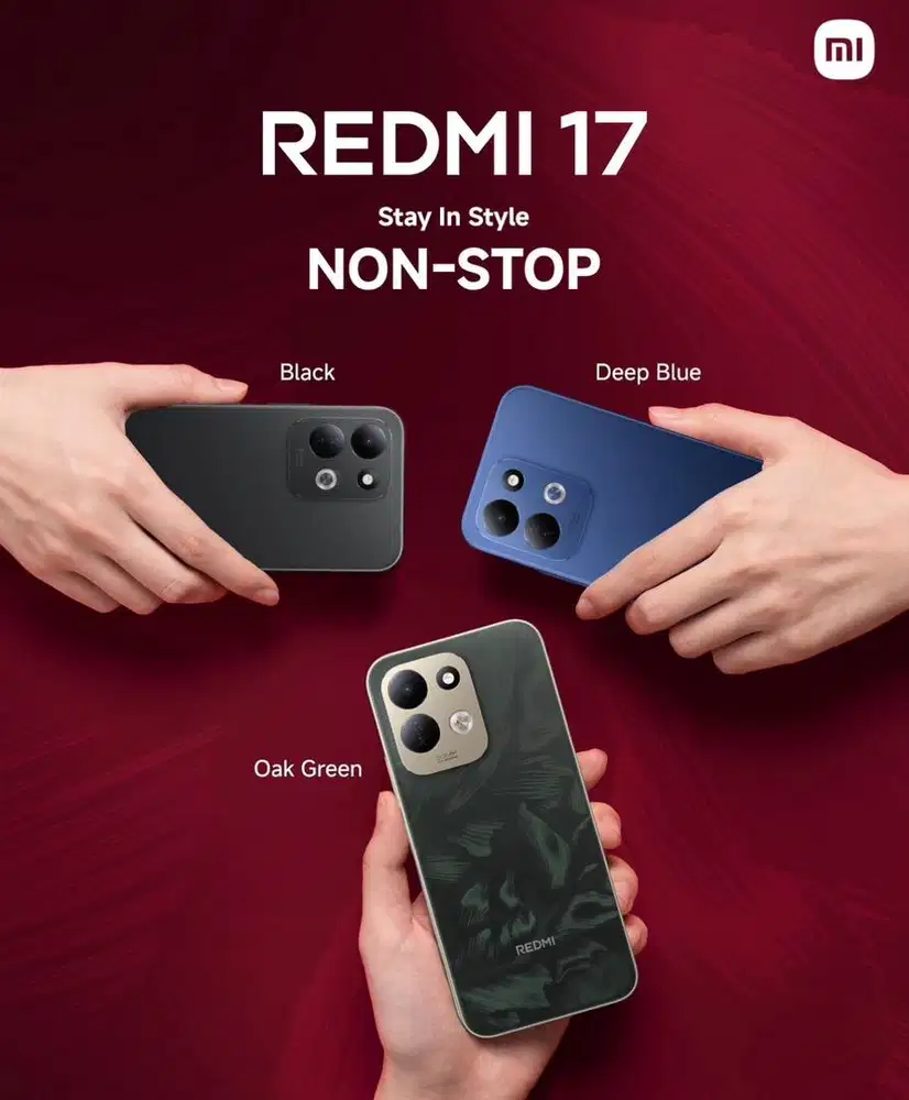 Redmi 17 4/128 black (baru)/msi garansi nasional