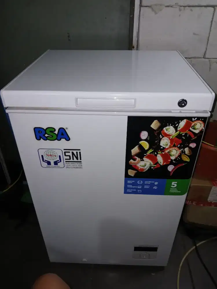 Freezer box  RSA cf 110 super murah super bagus Masih normal