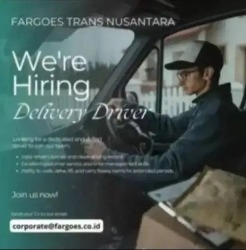 Lowongan Kerja Untuk Driver Truk merangkap Helper