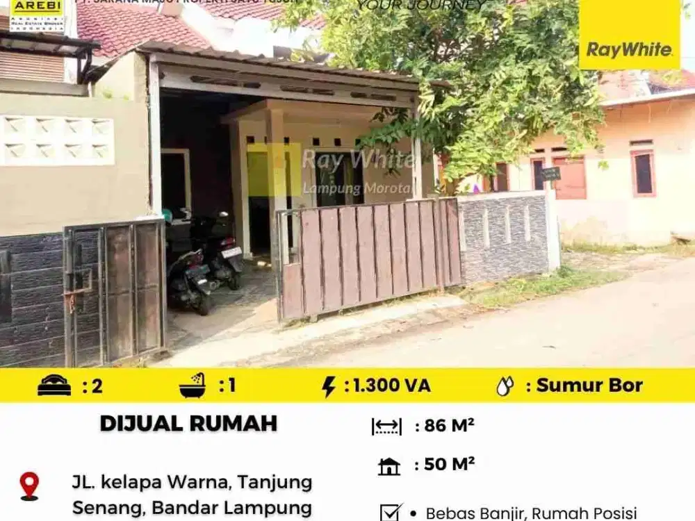 jual rumah tanjung senang posisi hook anti banjir