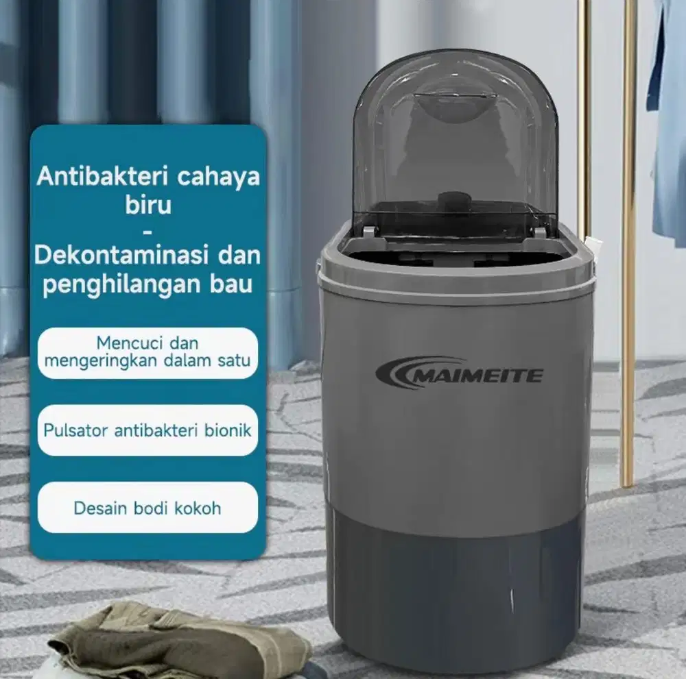 MURAH !!! MAIMEITE mesin cuci mini & alat pengering BARU PAKE 3x