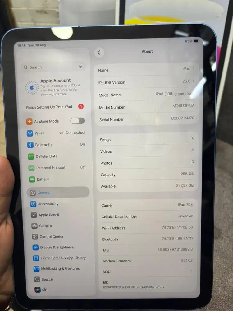ipad 10 256gb wifi cellular ibox