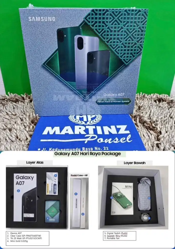 SAMSUNG A07 4/64 GB RAMADHAN PACKAGE
