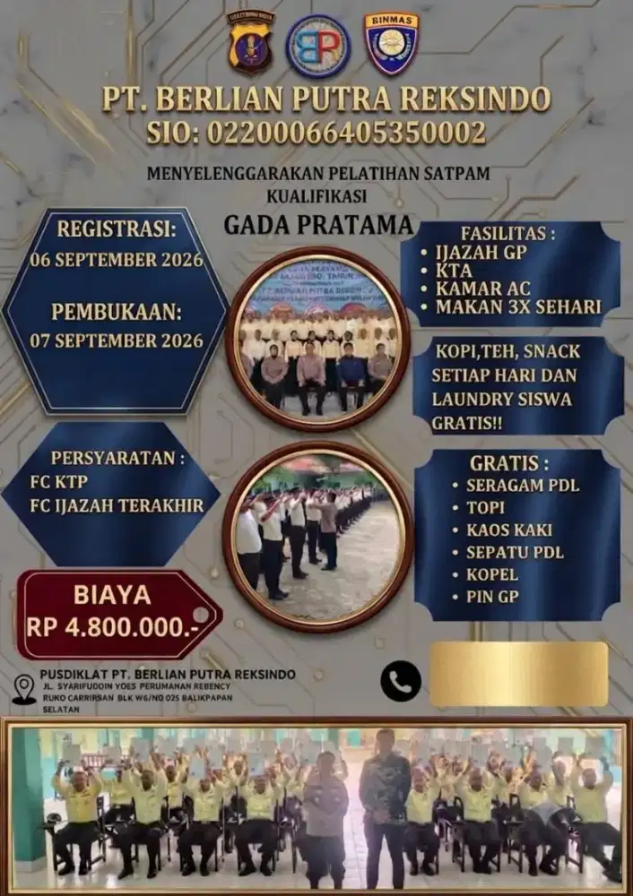 PELATIHAN DIKSAR SEKURITY