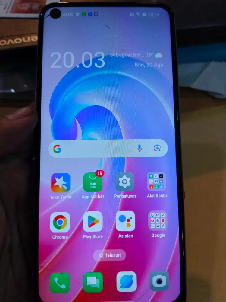 Oppo a96 ram 8 warna biru muda