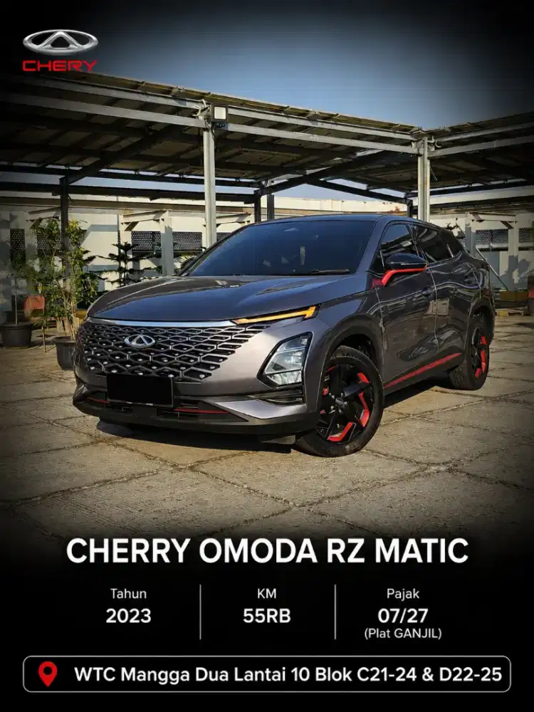 Cherry OMODA RZ 1.5 MATIC TAHUN 2023 ABU ABU