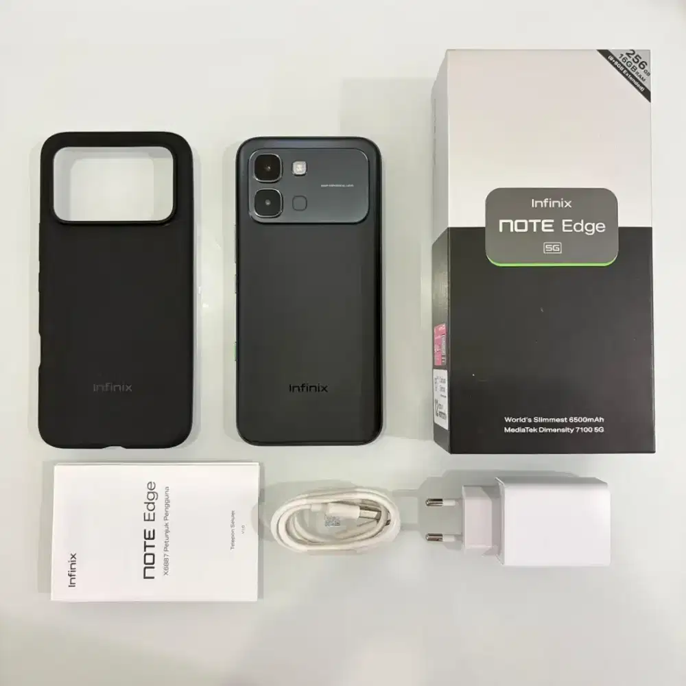 INFINIX NOTE EDGE 5G - 8/256 GB - WARNA HITAM