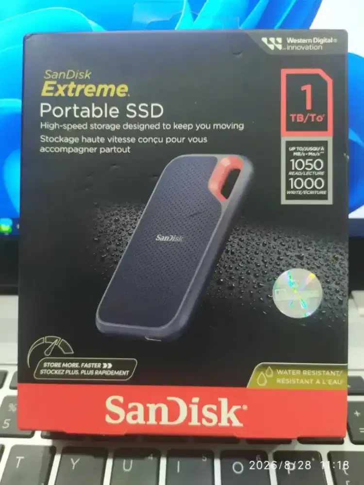 Ssd Portable Sandisk Extreme 1tb BNIB