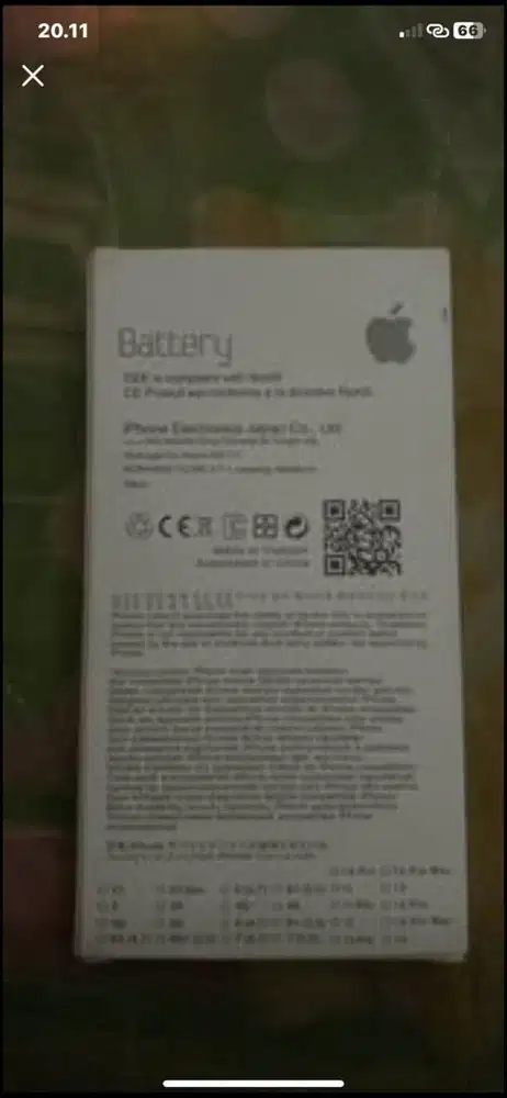 batre hp iphone 12