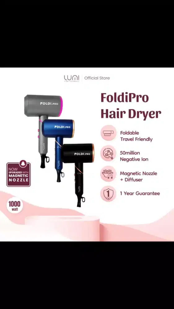 Hair Dryer Foldi Pro