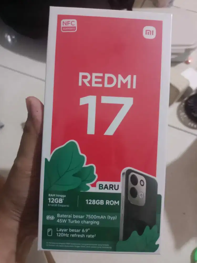 Redmi 17 ( 6+6/128 ) resmi segel
