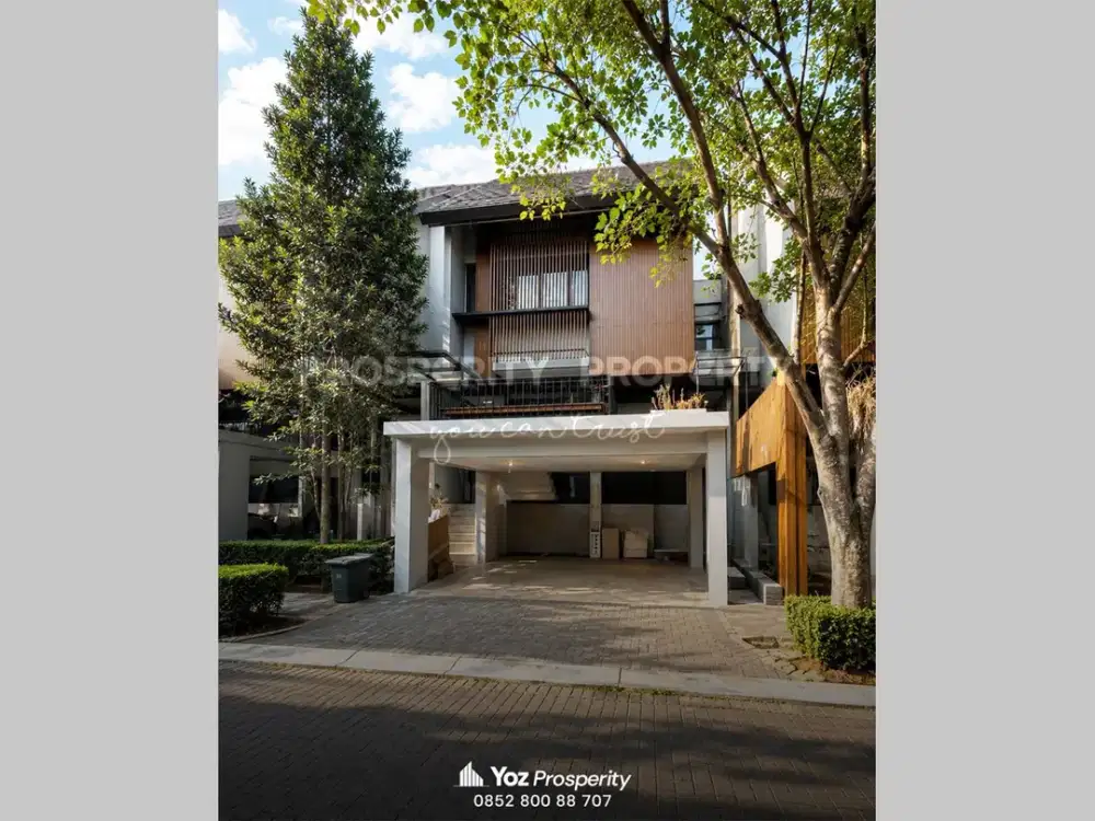 Rumah Full Interior Sudah Renovasi & Furnished di Cluster Caelus Kawasan Greenwich Park BSD City Tangerang