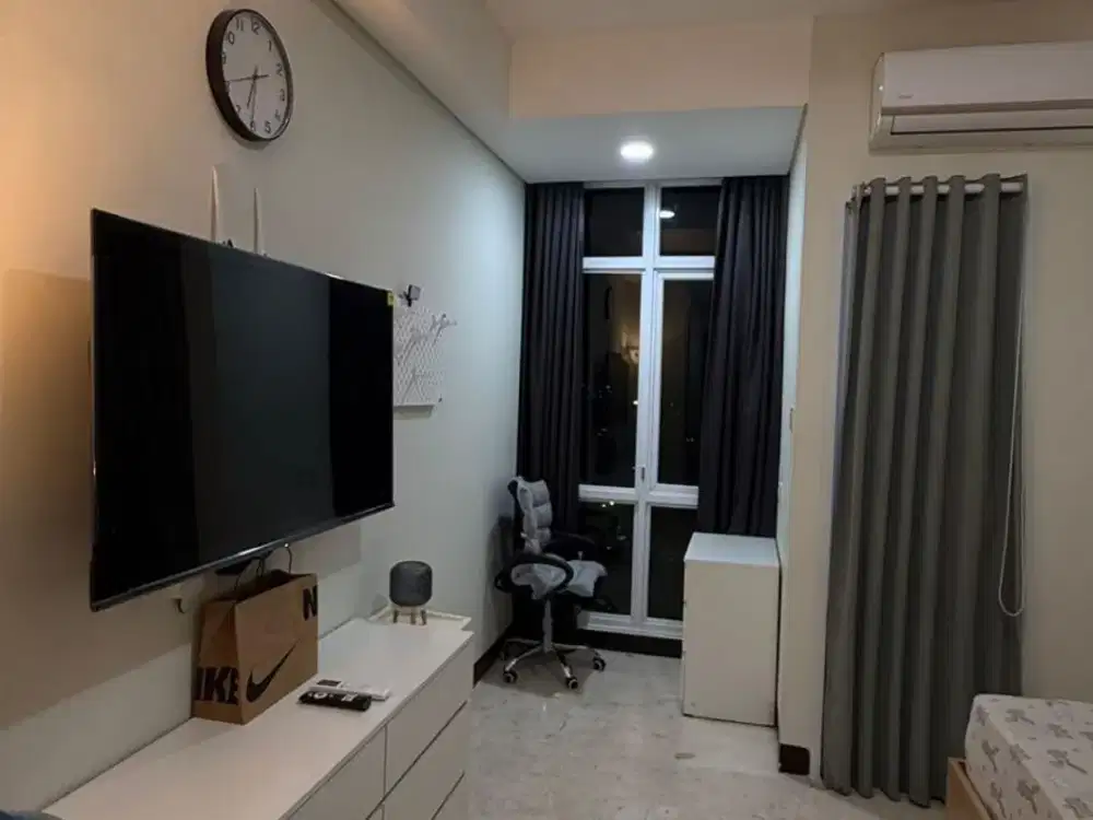 Dijual Apartemen B Residence BSD City Tower Lotus, 22,7m², Full Furnished, Hadap Prasetiya Mulya