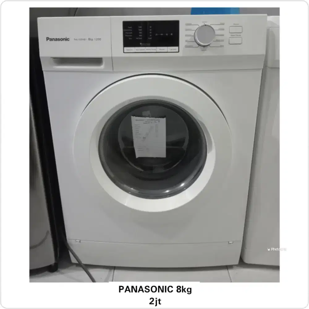 Mesin cuci front loading panasonic