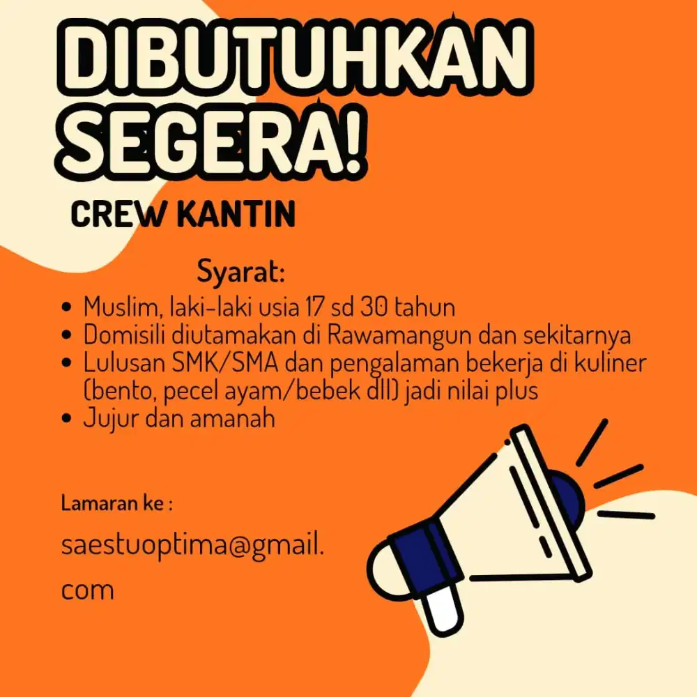 Crew Kantin Kampus