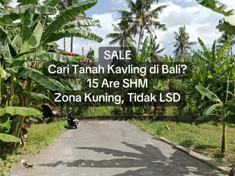 SALE Tanah 15 Are Cocok Kavling dan Villa Komplek