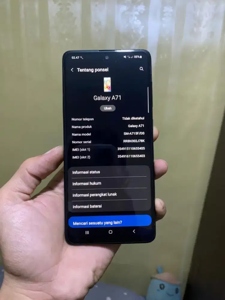 Samsung a71 8/128