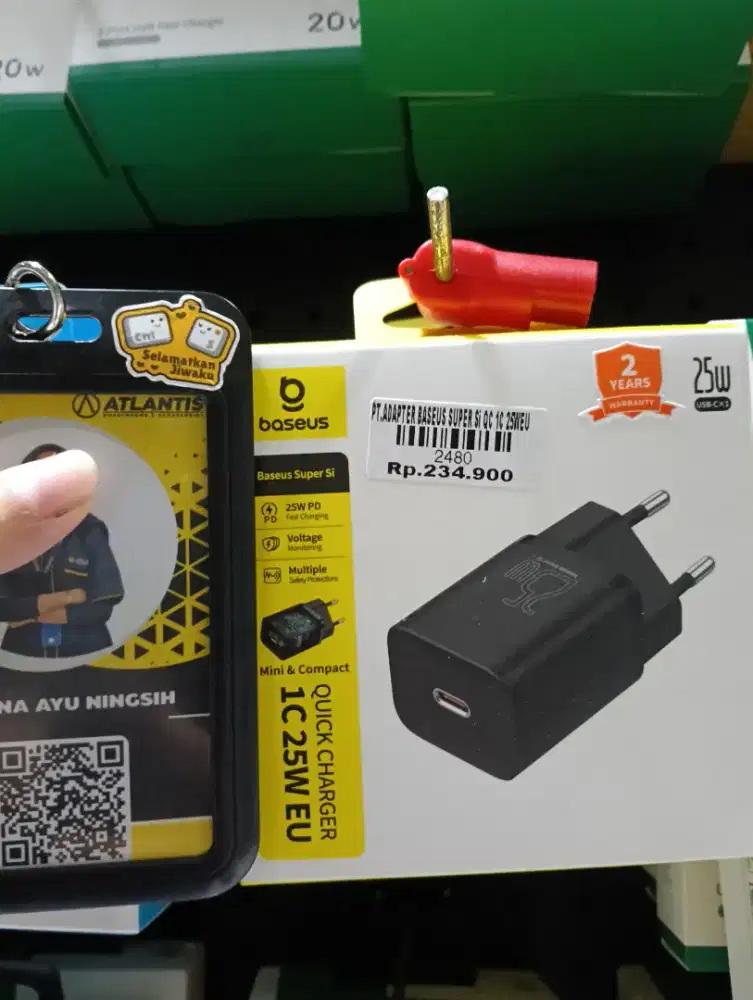 PT ADAPTER BASEUS SUPER SI QC 1C | ATLANTIS DAHSYAT