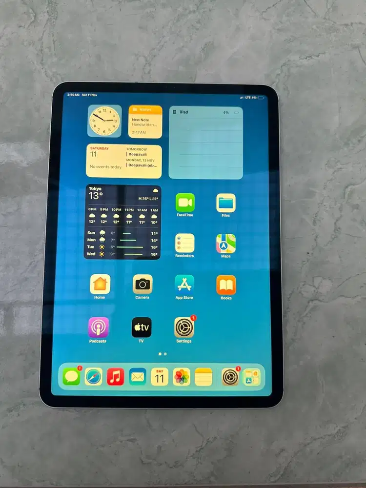iPad Pro 2018 1st Gen 64GB Wifi+Cell IMEI Bea Cukai Minus LCD Kuning