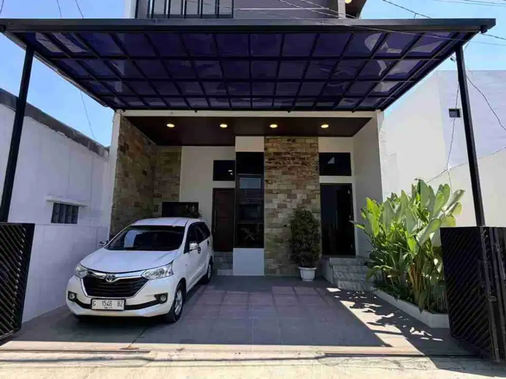 RUMAH BARU MEWAH KONTEMPORER MODERN 2 LANTAI FULL FURNISHED DI JALAN KALIURANG KM. 7.5 CONDONG CATUR
