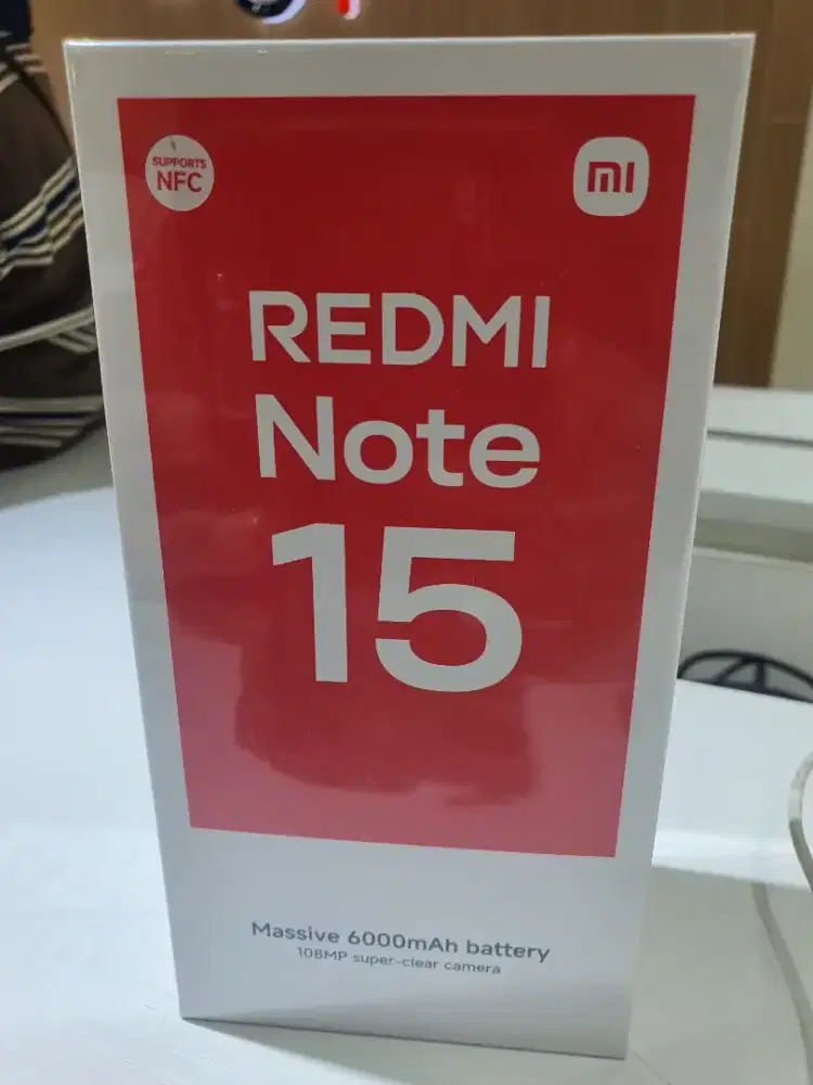 Redmi note 15 4G 8/256gb garansi resmi 15 bulan no repack