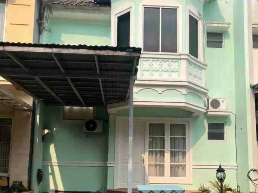 rumah dalam cluster Delatinos BSD disewakan per tahun
