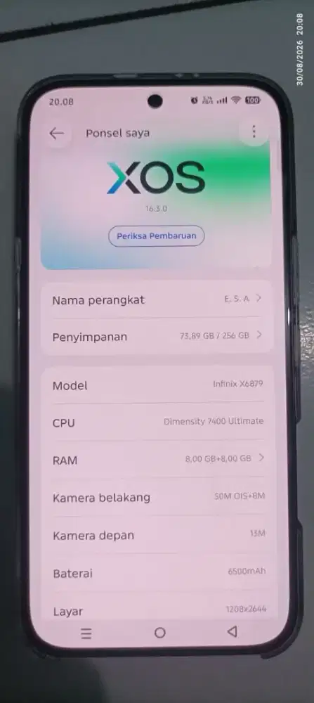 Infinix note 60 8/256