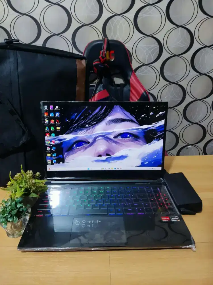 Laptop super Gaming Aftershock VGA Nvidia RTX 3070 Siap Rendering
