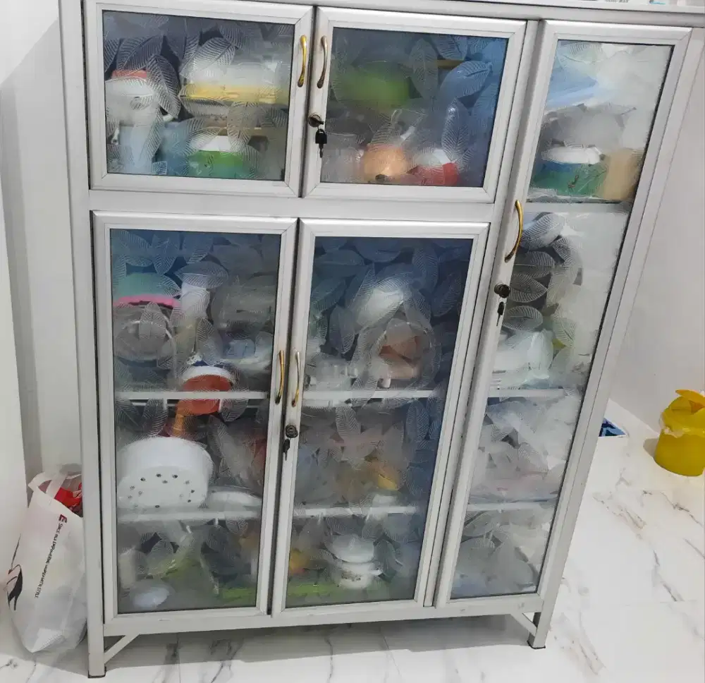 Rak Piring Alumunium 5 Pintu