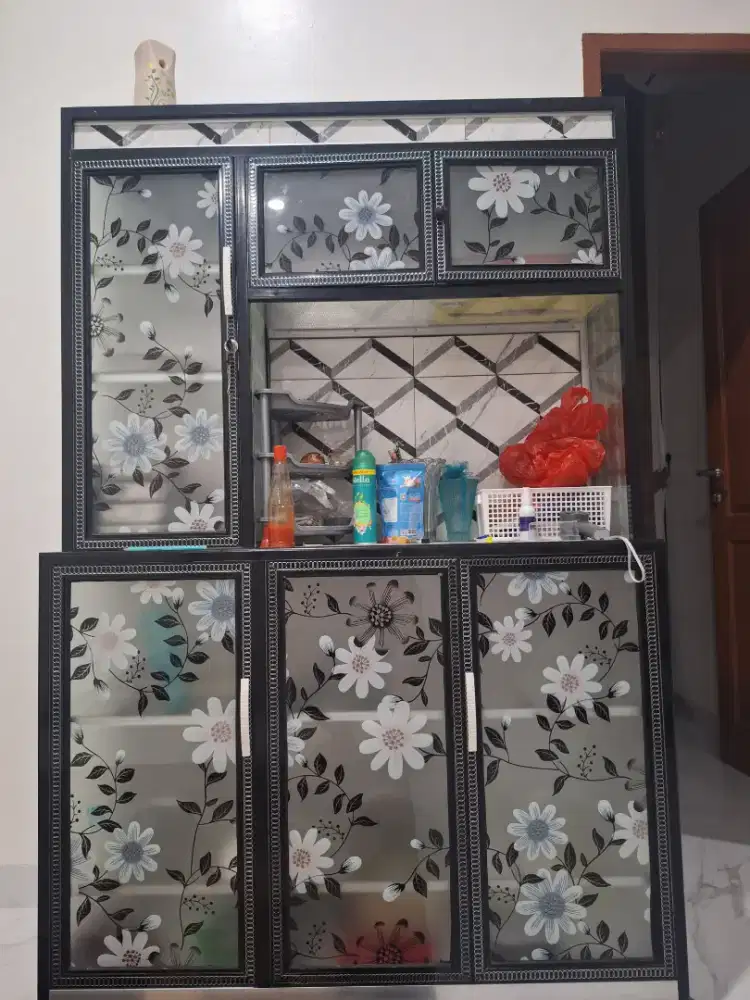 Rak Piring Aluminium 3 Pintu