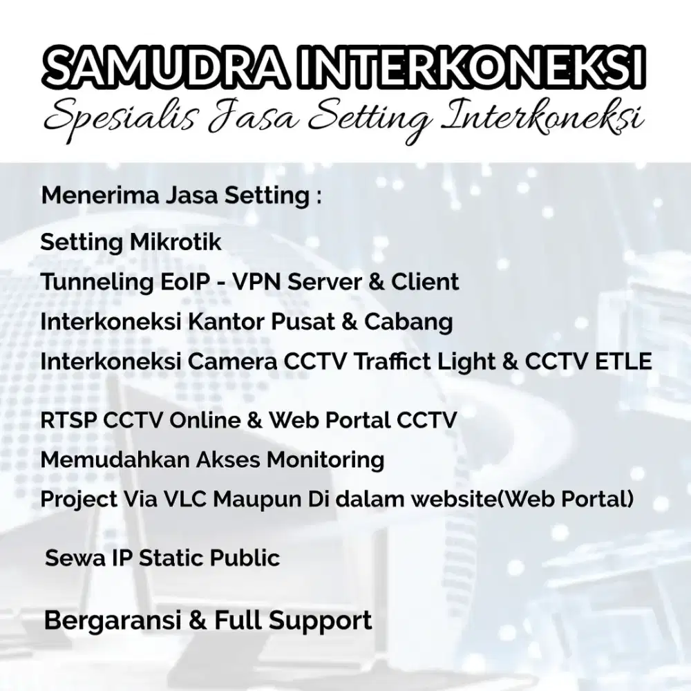 Setting Mikrotik Interkoneksi RTSP CCTV Web Portal